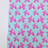 Balloon Dog 30s Cotton Fabric printed in Korea 36" x 57" 90cm x 145cm by the Yard