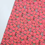 Peeking Strawberry 30s Cotton Fabric printed in Korea 36" x 57" 90cm x 145cm by the Yard