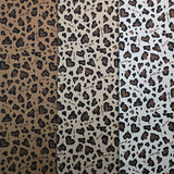 Leopard Patterned 10s Canvas Fabric made in Korea by the Yard 36" x 58" or 90 x 145cm