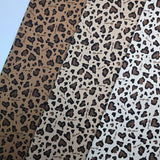 Leopard Patterned 10s Canvas Fabric made in Korea by the Yard 36" x 58" or 90 x 145cm