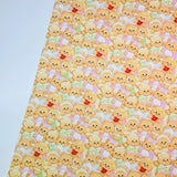 Pajama Teddy Bear Patterned 40s Fabric made in Korea by the Yard 36" x 58" or 90 x 145cm