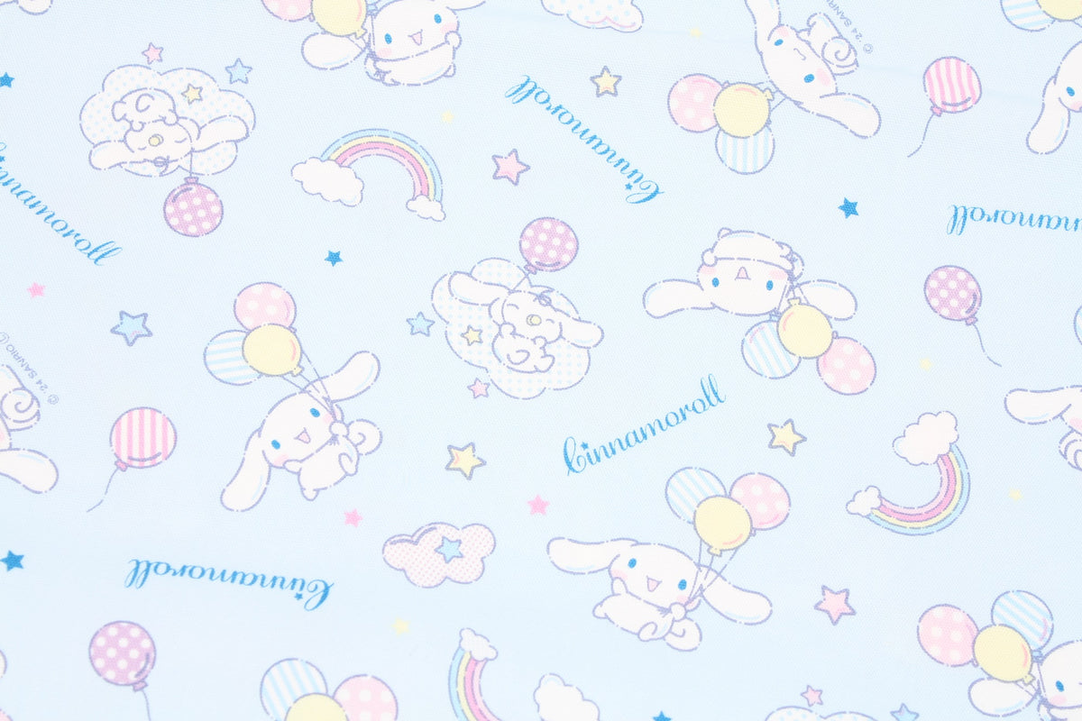 Sanrio Cinnamoroll Balloon Oxford Licensed Fabric printed in Japan by the Half Yard