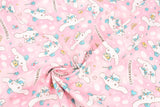 Sanrio Cinnamoroll Sparkle Oxford Licensed Fabric printed in Japan by the Half Yard
