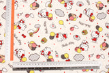 Hello Kitty Dot Balloon Oxford Licensed Fabric printed in Japan by the Half Yard