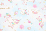 Sanrio Cinnamoroll Unicorn Dream Oxford Licensed Fabric printed in Japan by the Half Yard