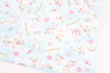 Sanrio Cinnamoroll Unicorn Dream Oxford Licensed Fabric printed in Japan by the Half Yard