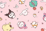 Nagano x Sanrio Joke Bear Style Oxford Licensed Fabric printed in Japan by the Half Yard