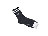 3 Pairs of Snoopy Stripe Ribbed Socks Half-Crew Socks Men's Sock