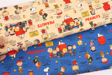 Snoopy Peanuts 75th Anniversary Snoopy Classic Oxford Fabric printed in Japan by the Half Yard (Copy)