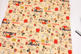 Snoopy Peanuts 75th Anniversary Snoopy Classic Oxford Fabric printed in Japan by the Half Yard (Copy)