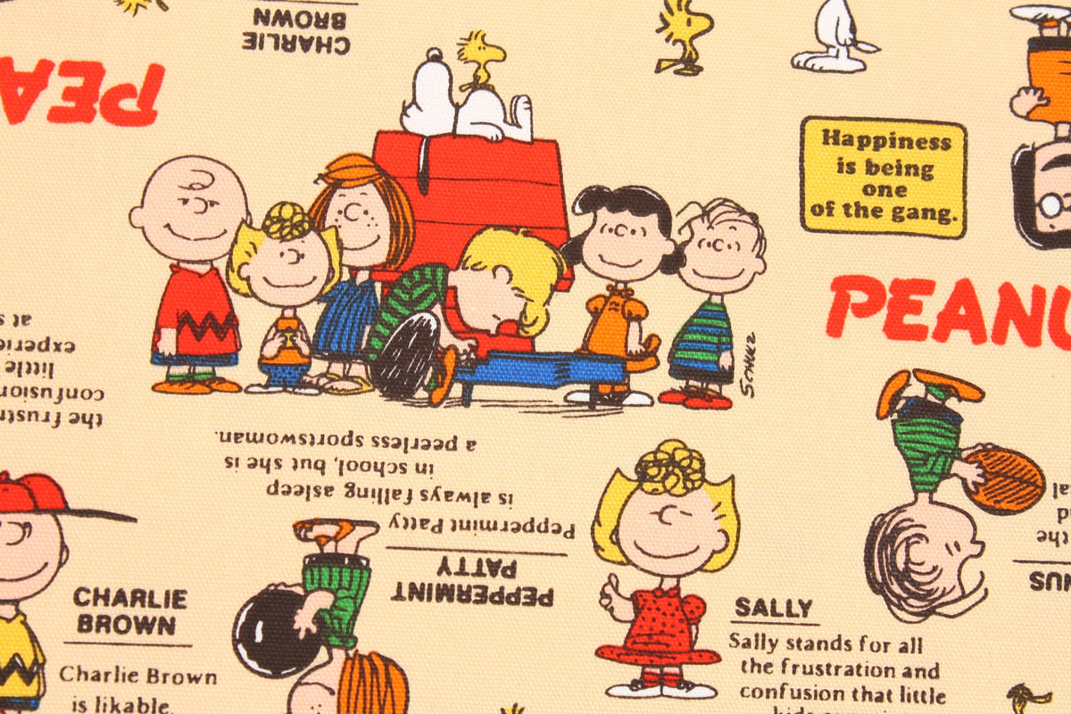 Snoopy Peanuts 75th Anniversary Snoopy Classic Oxford Fabric printed in Japan by the Half Yard (Copy)