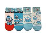 4 Pairs of Sanrio Character Hangyodon Socks  Sneakers Socks Women's Sock