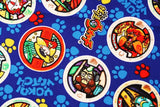 Yokai Watch Medal Character Fabric made in Japan by the Half Yard