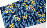 Yellow Fruit Patterned Fabric made in Korea by the Half Yard