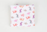 Rabbit Bunny Patterned Fabric made in Korea by the Half Yard