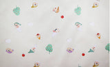 Disney Snow White Seven Dwarfs Fabric made in Korea, 45cm x 144cm, 18"x 56" / Half Yard