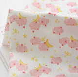 Cloud Patterned Fabric, Cute, Kids, Sewing, Quilt made in Korea by Half Yard