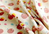 Flying Bear Balloon Patterned Fabric made in Korea by Half Yard Digital Textile Printing