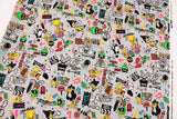 Baby Looney Tunes Tweety Bugs Bunny Sylvester Oxford Fabric made in Korea by the Half Yard