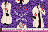 Disney Villains Cruella De Vil Fabric Camelot Fabrics by the Half Yard