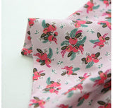 Tropical Flowers Patterned Fabric made in Korea by the Half Yard