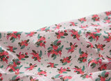 Tropical Flowers Patterned Fabric made in Korea by the Half Yard