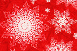 Snowflakes Holiday Traditions by Jan Shade Beach for Henry Glass Fabrics by the Half Yard