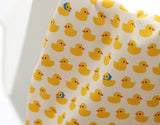 Yellow Rubber Duck Fabric made in Korea by the Half Yard