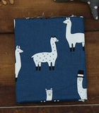 Animal, Llama Lama Character Fabric made in Korea by the Half Yard Oxford