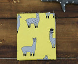 Animal, Llama Lama Character Fabric made in Korea by the Half Yard Oxford