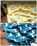 Animal, Llama Lama Character Fabric made in Korea by the Half Yard Oxford