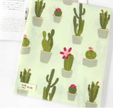 Cactus Succulent Patterned Fabric made in Korea Half Yard