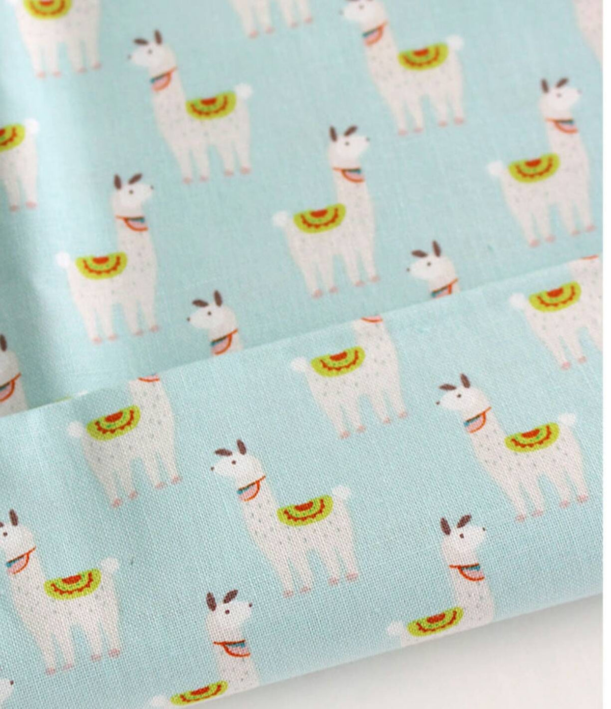 Llama Alpaca Fabric made in Korea by the Half Yard