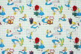 Alice in Wonderland Antibiosis Fabric made in Korea by the Half Yard