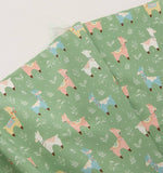 Animal Lama Glama patterned Fabric, Cute, Kids, Sewing, Quilt, made in Korea by Half Yard DTP(Digital Textile Printing)