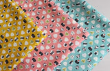 Rice Ball Kimbap Triangle printed Fabric made in Korea by the Half Yard