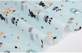 Winter Forest Animals Patterned Fabric made in Korea by the Half Yard