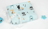 Winter Forest Animals Patterned Fabric made in Korea by the Half Yard