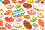 Doughnut patterned Fabric made in Korea by Half Yard DTP(Digital Textile Printing) Method