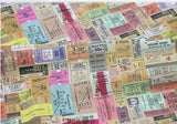 Vintage Ticket Fabric made in Korea by the Half Yard