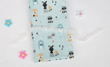 Winter Forest Animals Patterned Fabric made in Korea by the Half Yard