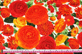 Arcadia Big Flowers Fabric by Timeless Treasures Fabrics by the Half Yard Increments