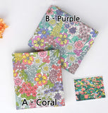 Floral Blossom Flowers Fabric made in Korea by the Half Yard