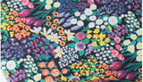 Meadow Wild Flowers Floral Patterned Fabric made in Korea by the Half Yard