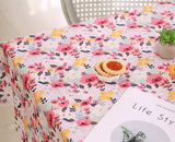 Tropical Flowers Floral Patterned Fabric made in Korea by the Half Yard