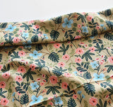 Flowers Floral printed Korean Fabric by the Half Yard Oxford