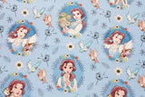 Disney Princess Belle Birds Fabric printed in Korea by the Half Yard