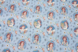 Disney Princess Belle Birds Fabric printed in Korea by the Half Yard