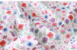 Blooming Garden Flowers Fabric made in Korea by Half Yard