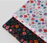 Blooming Garden Flowers Fabric made in Korea by Half Yard